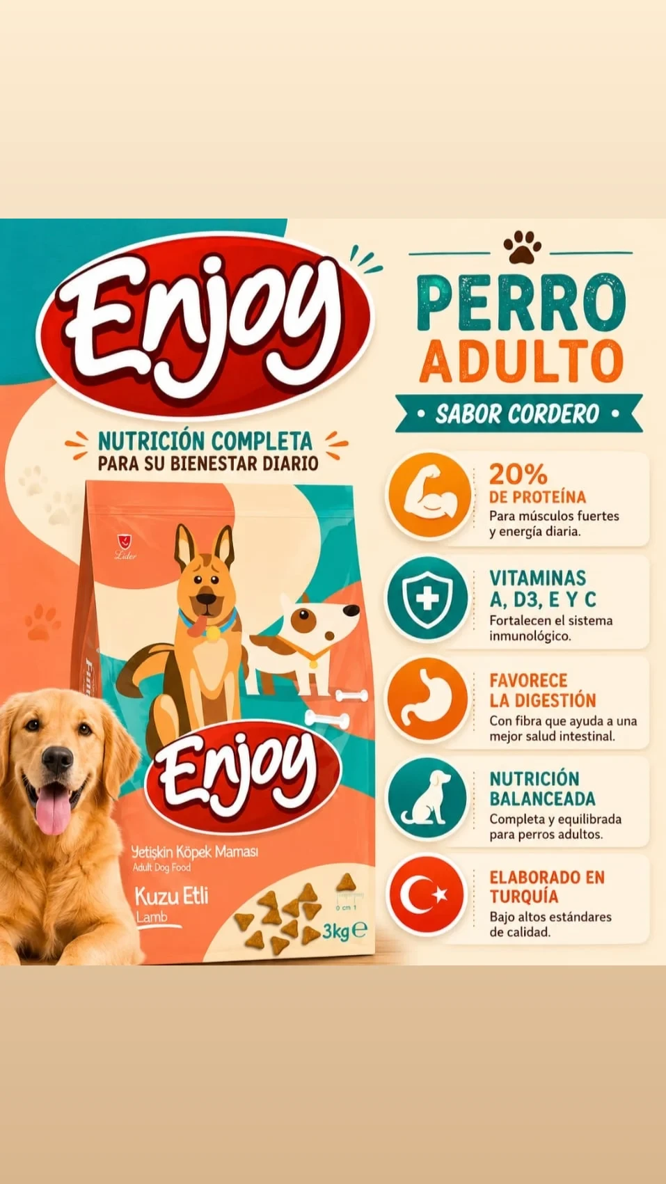 Pienso para adultos a granel 1kg's foto | Free of Lice |  BizneCubano